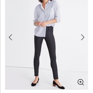 Madewell 9" High-Rise Skinny Jeans: Coated Edition